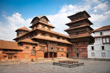 Hanuman Dhoka 'nın içinde, eski Kraliyet Sarayı, Durbar Meydanı, Katmandu, Nepal.