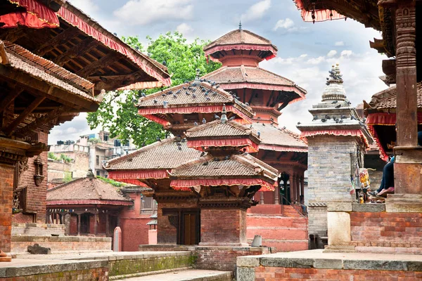 Dentro Hanuman Dhoka Antiguo Palacio Real Plaza Durbar Katmandú Nepal —  Fotos de Stock