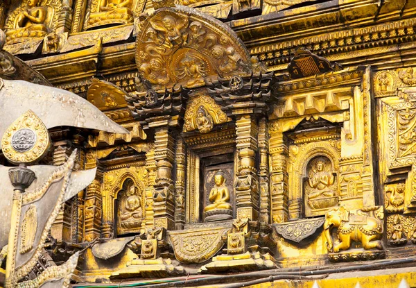 Templo Dourado Patan Cidade Lalitpur Nepal — Fotografia de Stock