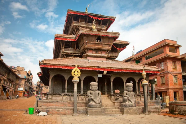 Jeden Mnoha Chrámů Bhaktapur Kathmandu Valley Nepál — Stock fotografie