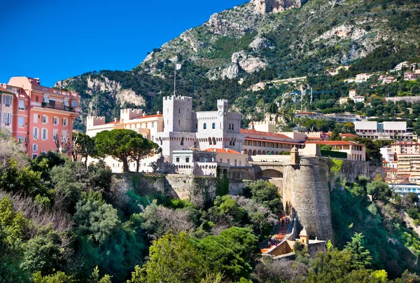 Княжеский Дворец Монако Является Официальной Резиденцией Князя Монако Построенный 1191 Стоковая Картинка