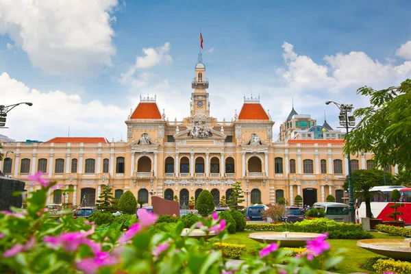 Chi Minh City Hall Hotel Ville Saigon Vietnam — Stockfoto