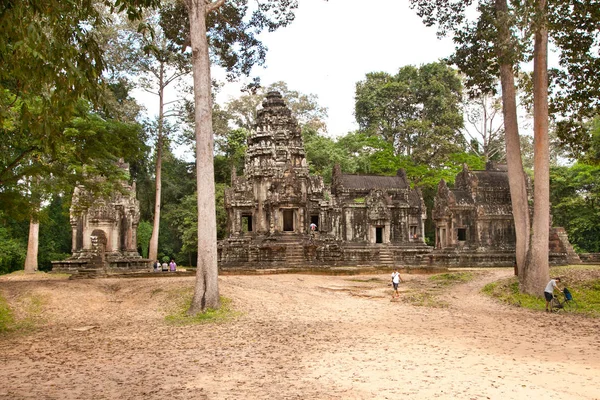 Chao Say Tevoda Tempel Anhkor Thom Komplex Der Nähe Von — Stockfoto