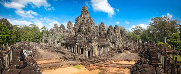 Templo Prasat Bayon Angkor Thom Cerca Siem Reap Camboya — Foto de Stock