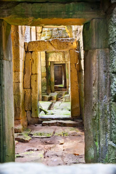 Preah Khan Templom Átjáró Angkor Wat Ban Siem Reap Közelében — Stock Fotó