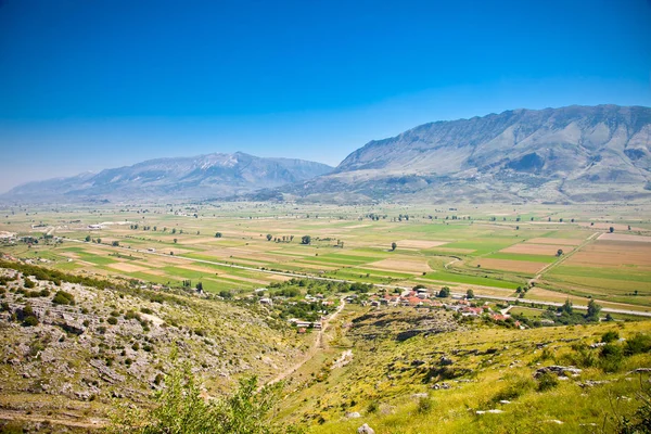 Vista Panorámica Hermosa Naturaleza Región Gjirokaster Albania — Foto de Stock