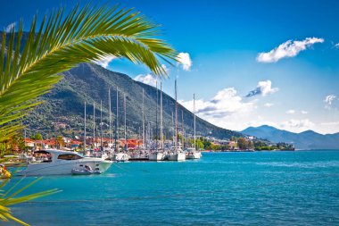 Nydri harbour adlı Lefkada Adası, Yunanistan.