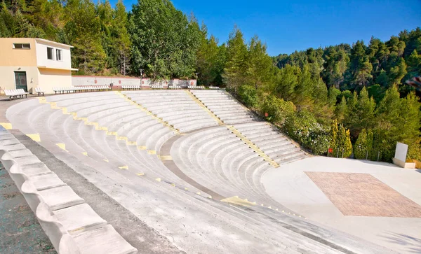 Nouvel Amphithéâtre Près Sivri Péninsule Kassandra Grèce — Photo