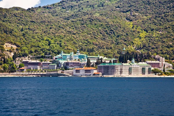 Russisches Orthodoxes Pantaleon Kloster Auf Dem Berg Athos Agion Oros — Stockfoto