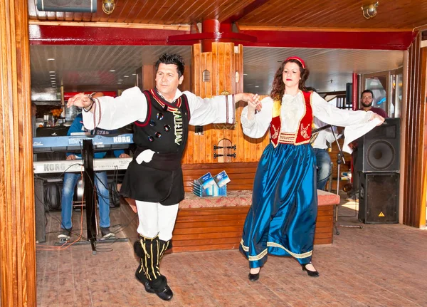 Hakidiki Griechisch Mai 2014 Griechische Volksmusik Und Tanz Mit Traditioneller — Stockfoto