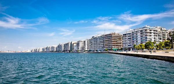 Thessaloniki Griekenland Oktober 2013 Nikis Street Beroemd Zijn Luxe Hotels — Stockfoto