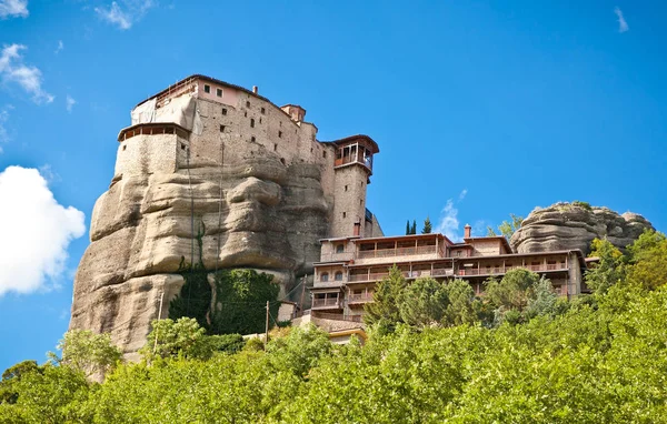 Mosteiro Rochoso Meteora Região Trikala Grécia — Fotografia de Stock