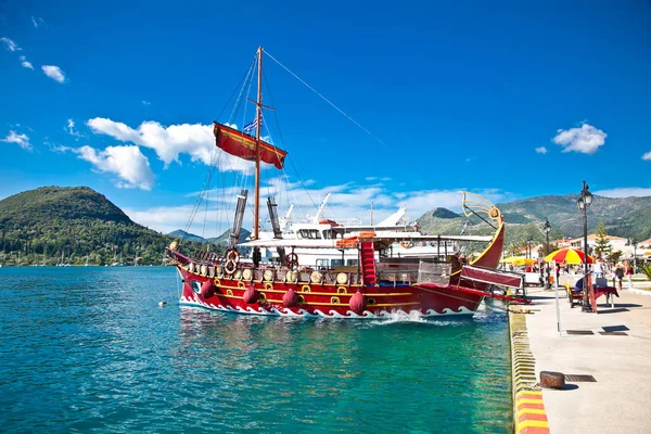 Hakidiki Griechenland Juni 2014 Touristisches Segelboot Nydri Griechenland Juni 2014 — Stockfoto