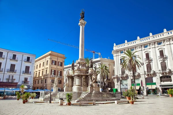 Piazza San Domenico Palermo Sicilya Talya — Stok fotoğraf