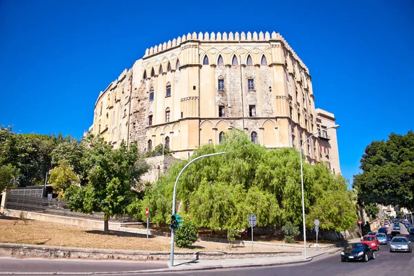 Normans Royal Palace Palazzo Reale Palermo Sicily Самая Старая Королевская — стоковое фото