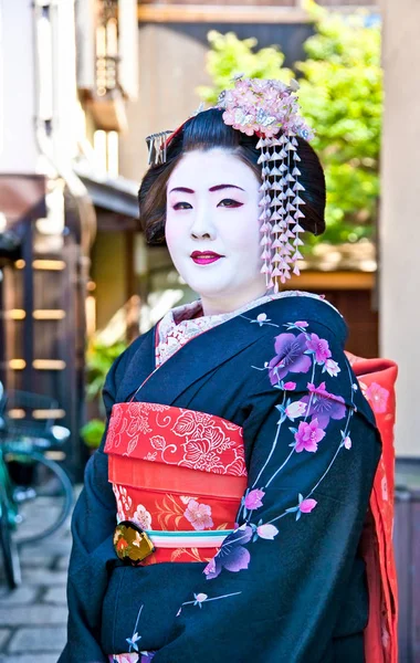 Kyoto Japan Oct 2014 Unidentified Geisha Oct 2014 Kyoto Japan — Stock Photo, Image