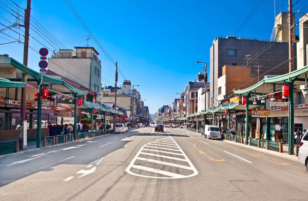 Kyoto Japan Oct 2014 Shijo Dori Gatan Oct 2104 Som — Stockfoto