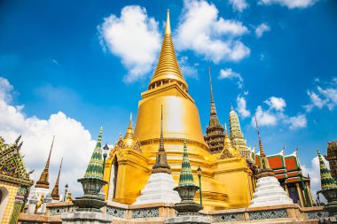 Wat phra kaeo, Rozciągacz Szmaragdowej Buddy i domu króla Tajlandii. Wat phra kaeo jest jednym z najbardziej znanych atrakcji turystycznych Bangkoku i został zbudowany w roku 1782 w bangkok, Tajlandia.