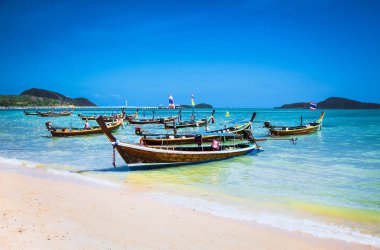 Tayland, Phuket 'teki Mueang bölgesinde Mu Ban Khalita plajı..