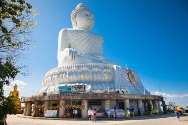 Mermer heykel büyük Buda Phuket, thailand
