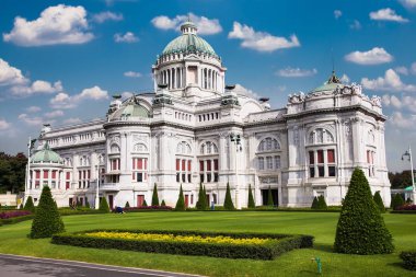 Bangkok Anantasamakhom Throne Hall İtalyan neo-klasik mimarisi, Tayland.