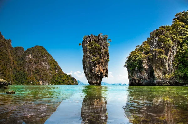 Khao Phing Kan Eller Tapu Island Thailand Nära Phuket Populärt — Stockfoto