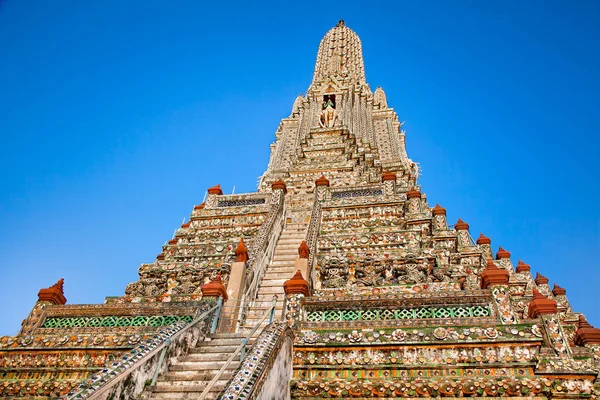 Gran Palacio Templo Buddhist Puesta Del Sol Bangkok Tailandia —  Fotos de Stock