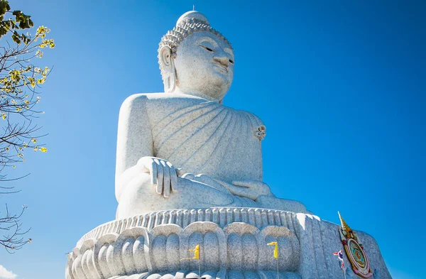 Statue Marbre Big Buddha Phuket Thaïlande — Photo