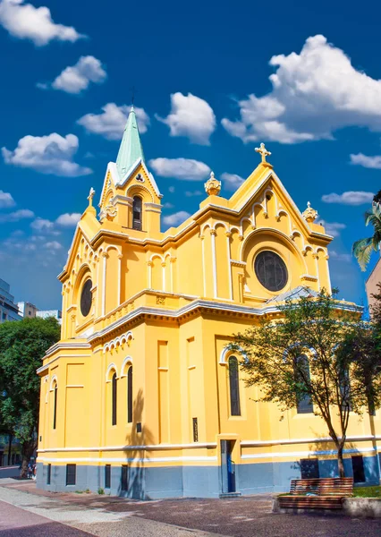Kościół Nossa Senhora Rosrio Rio Branco Sao Paulo Brazylia Został — Zdjęcie stockowe