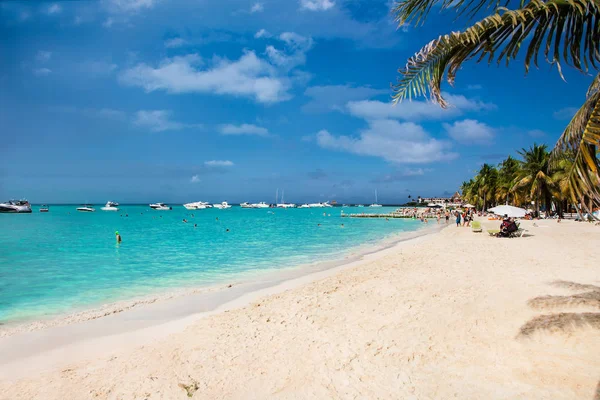 Spiaggia Norten Sull Isola Isla Mujeres Vicino Cancun Messico America — Foto Stock