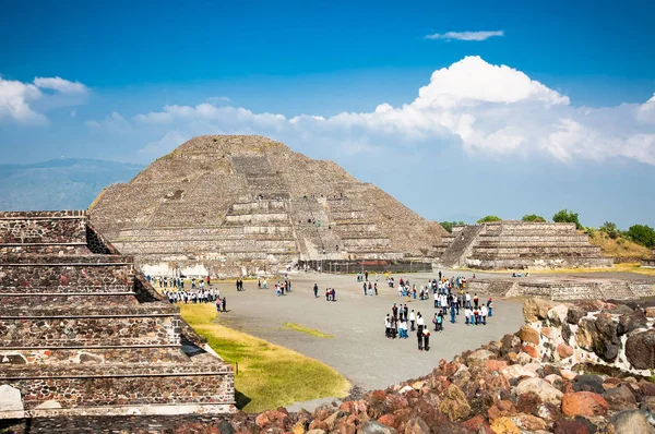 Maan Piramid Teothuacan Mexico Latijns Amerika — Stockfoto