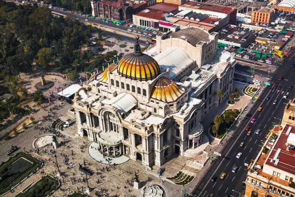 Metropolitan Katedrali Zocalo Daki Başkan Sarayı Mexico City Merkezi — Stok fotoğraf