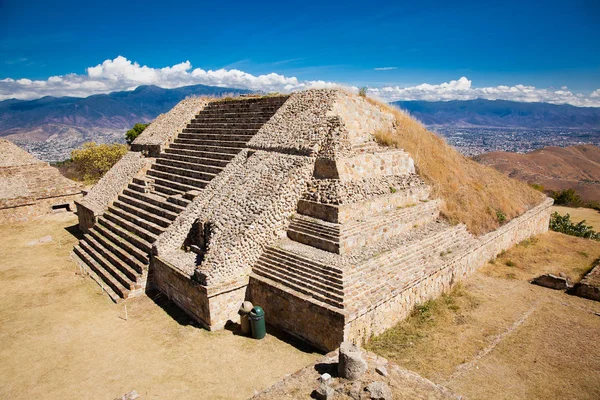 Oude Ruïnes Monte Alban Ruïnes Van Zapotec Beschaving Oaxaca Mexic — Stockfoto