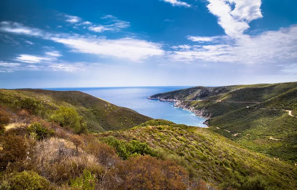 Stranden Den Östra Kusten Sithonia Halkidiki Grekland — Stockfoto