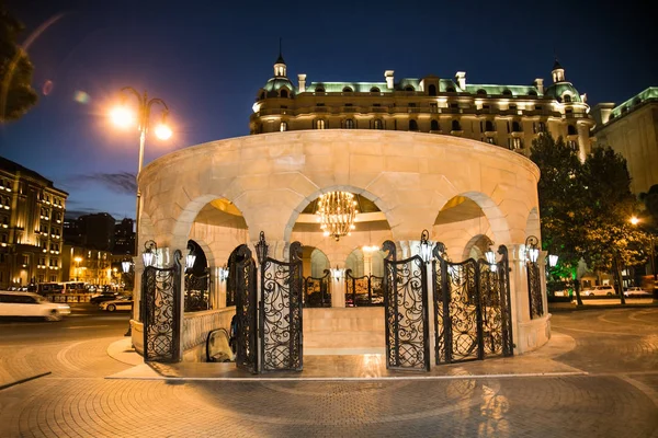 Entrada Baixa Cidade Icheri Sheher Estação Metro Baku Azerbaijão — Fotografia de Stock