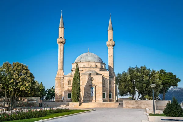 Baku Azerbaijan Octubre 2016 Mezquita Los Mártires Mezquita Sehidler Mescidi — Foto de Stock