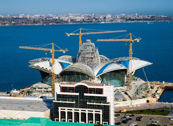 Baku Azerbaijan Oct 2016 Centro Comercial Caspian Waterfront Mall Bakú Fotos de stock libres de derechos