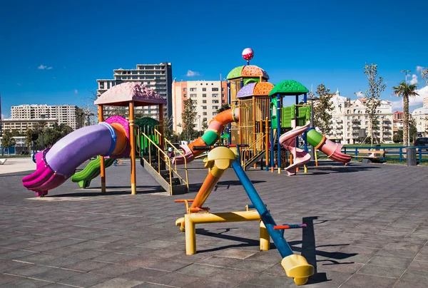 Parque Infantil Nueva Ciudad Parque Bakú Azerbeijan — Foto de Stock