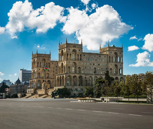 Dom Rządowy Azerbejdżanu Mieście Baku Azerbejdżan — Zdjęcie stockowe