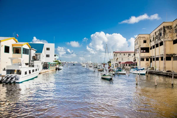 Belize City Dic 2015 Terminal Cruceros Puerto Ciudad Belice Diciembre — Foto de Stock