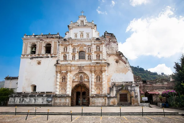 Régi San Francisco Templom Antigua Guatemala — Stock Fotó