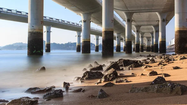 Xiamen Yanwu Köprüsü Sahnesi Huandao Yolu çevresi — Stok fotoğraf