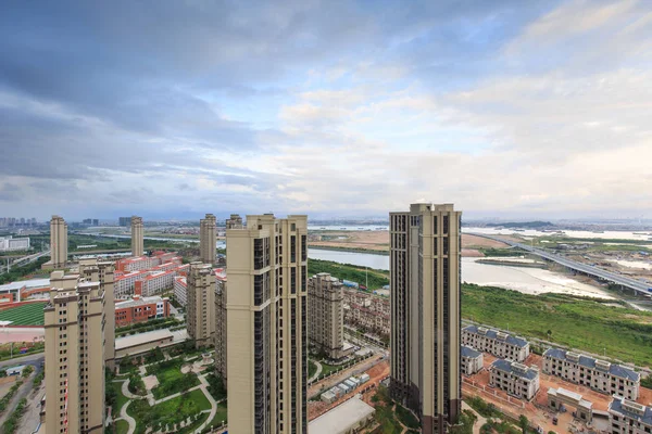 Xiamen Binhai új város Kínában — Stock Fotó