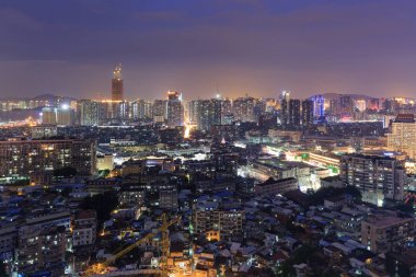 Xiamen City gece sahne, Çin