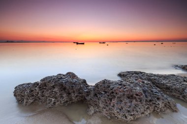 Xiamen Guanyinshan Beach gündoğumu