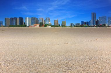 Xiamen Guanyinshan iş bölgesi panorama