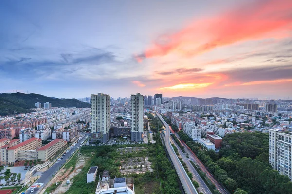 Xiamen Doğu dağ Villa günbatımı