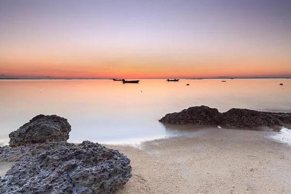 Xiamen Guanyinshan Beach gündoğumu