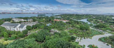 Xiamen Bahçe Expo Bahçe havadan görünümü
