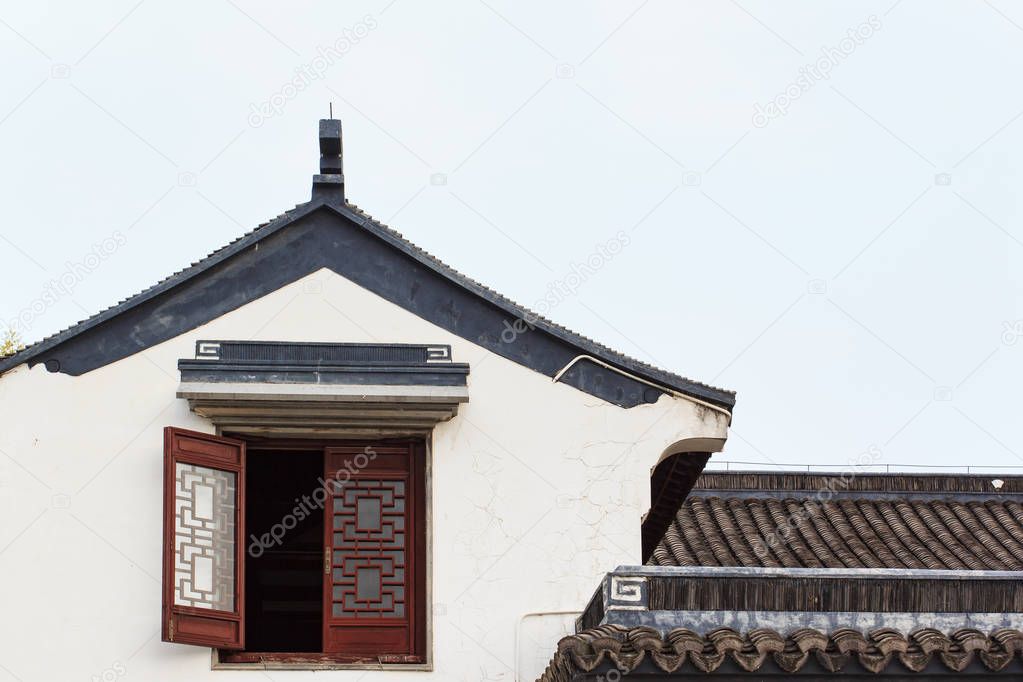 Chinese traditional buildings, anhui style 